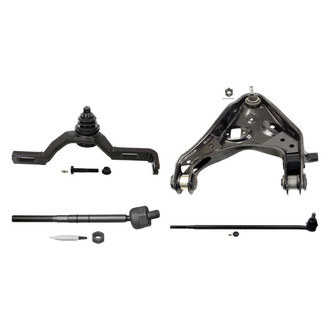 MOOG® - Front Passenger Side Lower and Upper Control Arm with Ball Joint and Tie Rod End Kit