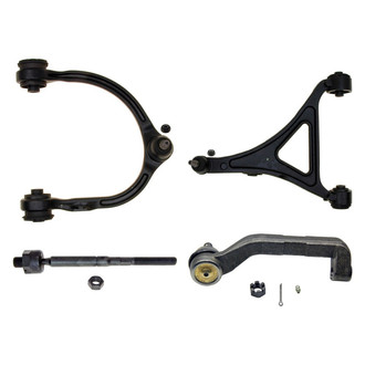 MOOG® - Front Passenger Side Lower and Upper Control Arm with Ball Joint and Tie Rod End Kit