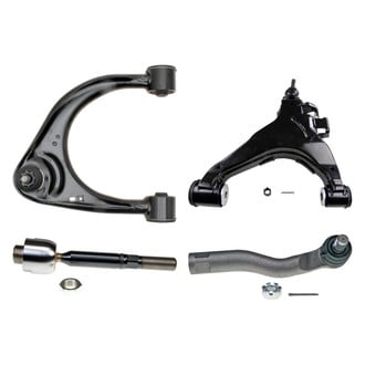 MOOG® - Front Passenger Side Lower and Upper Control Arm with Ball Joint and Tie Rod End Kit