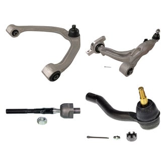 MOOG® - Front Passenger Side Lower and Upper Control Arm with Ball Joint and Tie Rod End Kit
