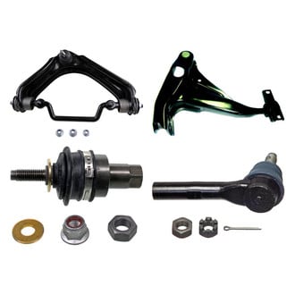 MOOG® - Front Passenger Side Lower and Upper Control Arm with Ball Joint and Tie Rod End Kit