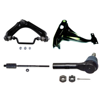MOOG® - Front Passenger Side Lower and Upper Control Arm with Ball Joint and Tie Rod End Kit