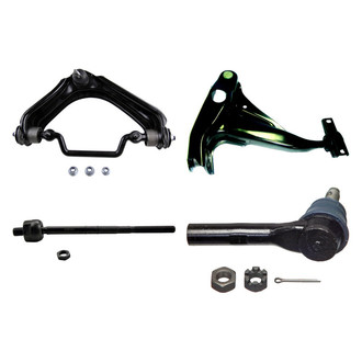 MOOG® - Front Passenger Side Lower and Upper Control Arm with Ball Joint and Tie Rod End Kit