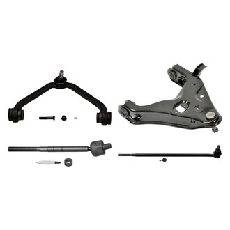 MOOG® - Front Passenger Side Lower and Upper Control Arm with Ball Joint and Tie Rod End Kit