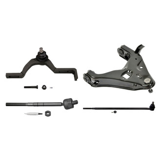 MOOG® - Front Passenger Side Lower and Upper Control Arm with Ball Joint and Tie Rod End Kit