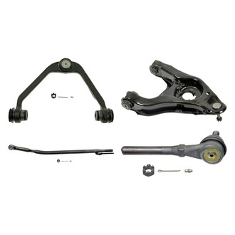 MOOG® - Front Passenger Side Lower and Upper Control Arm with Ball Joint and Tie Rod End Kit
