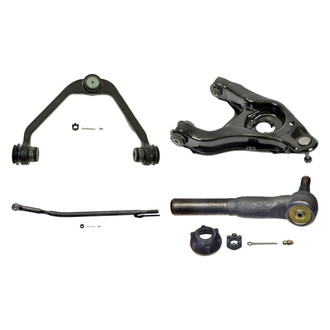 MOOG® - Front Passenger Side Lower and Upper Control Arm with Ball Joint and Tie Rod End Kit