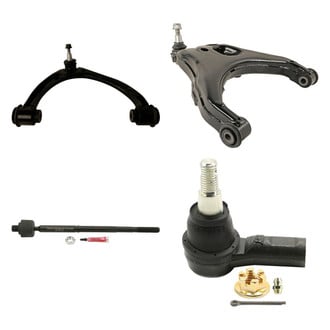 MOOG® - Front Passenger Side Lower and Upper Control Arm with Ball Joint and Tie Rod End Kit