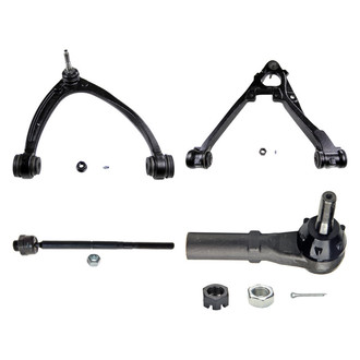 MOOG® - Front Passenger Side Lower and Upper Control Arm with Ball Joint and Tie Rod End Kit