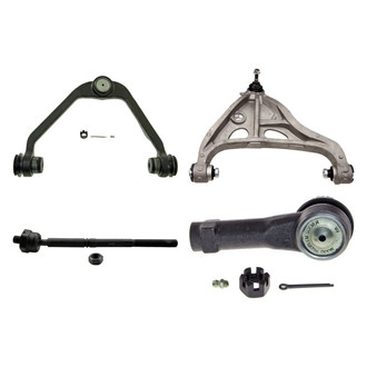 MOOG® - Front Passenger Side Lower and Upper Control Arm with Ball Joint and Tie Rod End Kit