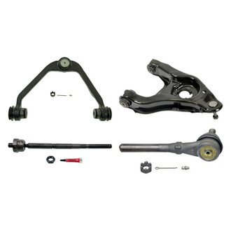 MOOG® - Front Passenger Side Lower and Upper Control Arm with Ball Joint and Tie Rod End Kit