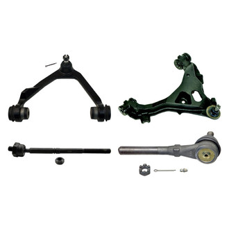 MOOG® - Front Passenger Side Lower and Upper Control Arm with Ball Joint and Tie Rod End Kit