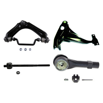 MOOG® - Front Passenger Side Lower and Upper Control Arm with Ball Joint and Tie Rod End Kit