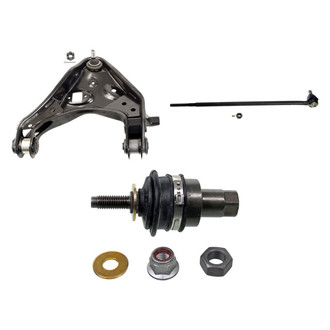 MOOG® - Front Passenger Side Lower Control Arm with Ball Joint and Tie Rod End Kit