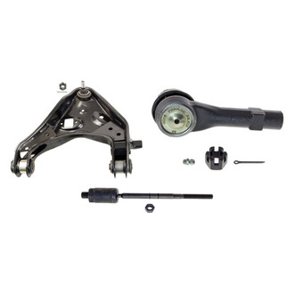MOOG® - Front Passenger Side Lower Control Arm with Ball Joint and Tie Rod End Kit