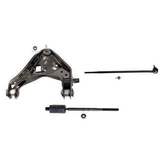 MOOG® - Front Passenger Side Lower Control Arm with Ball Joint and Tie Rod End Kit