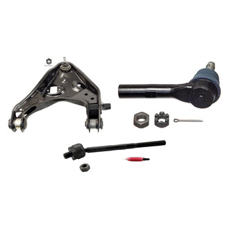 MOOG® - Front Passenger Side Lower Control Arm with Ball Joint and Tie Rod End Kit