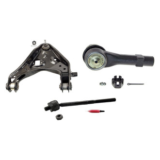 MOOG® - Front Passenger Side Lower Control Arm with Ball Joint and Tie Rod End Kit