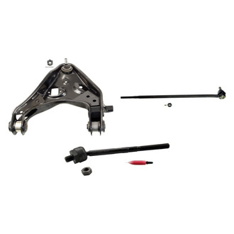 MOOG® - Front Passenger Side Lower Control Arm with Ball Joint and Tie Rod End Kit