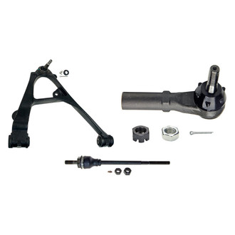 MOOG® - Front Passenger Side Lower Control Arm with Ball Joint and Tie Rod End Kit