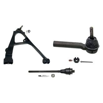 MOOG® - Front Passenger Side Lower Control Arm with Ball Joint and Tie Rod End Kit
