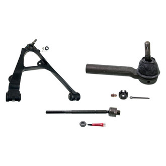 MOOG® - Front Passenger Side Lower Control Arm with Ball Joint and Tie Rod End Kit