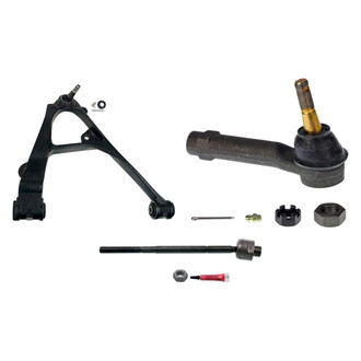 MOOG® - Front Passenger Side Lower Control Arm with Ball Joint and Tie Rod End Kit