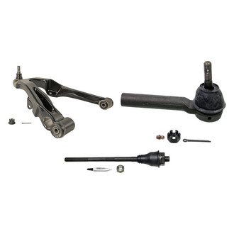 MOOG® - Front Passenger Side Lower Control Arm with Ball Joint and Tie Rod End Kit