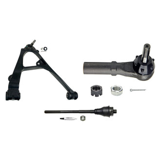 MOOG® - Front Passenger Side Lower Control Arm with Ball Joint and Tie Rod End Kit