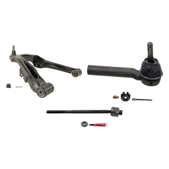 MOOG® - Front Passenger Side Lower Control Arm with Ball Joint and Tie Rod End Kit