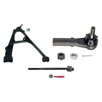 MOOG® - Front Passenger Side Lower Control Arm with Ball Joint and Tie Rod End Kit