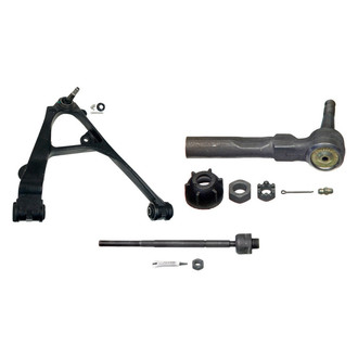 MOOG® - Front Passenger Side Lower Control Arm with Ball Joint and Tie Rod End Kit