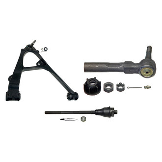 MOOG® - Front Passenger Side Lower Control Arm with Ball Joint and Tie Rod End Kit