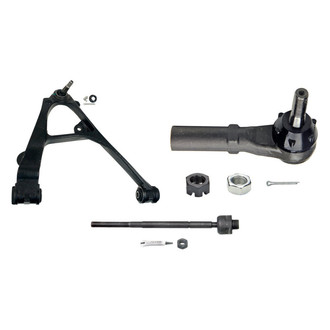 MOOG® - Front Passenger Side Lower Control Arm with Ball Joint and Tie Rod End Kit