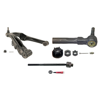 MOOG® - Front Passenger Side Lower Control Arm with Ball Joint and Tie Rod End Kit