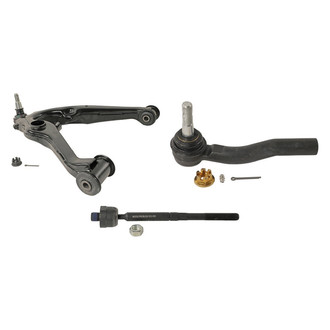 MOOG® - Front Passenger Side Lower Control Arm with Ball Joint and Tie Rod End Kit