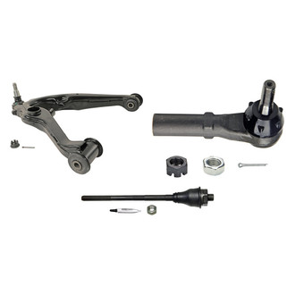 MOOG® - Front Passenger Side Lower Control Arm with Ball Joint and Tie Rod End Kit