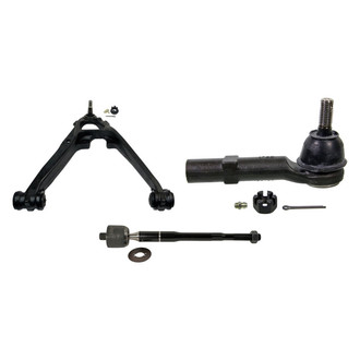 MOOG® - Front Passenger Side Lower Control Arm with Ball Joint and Tie Rod End Kit