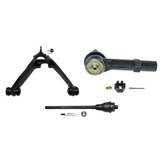 MOOG® - Front Passenger Side Lower Control Arm with Ball Joint and Tie Rod End Kit