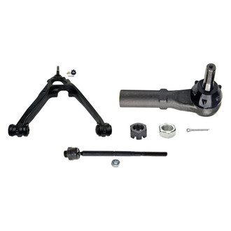 MOOG® - Front Passenger Side Lower Control Arm with Ball Joint and Tie Rod End Kit