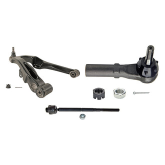 MOOG® - Front Passenger Side Lower Control Arm with Ball Joint and Tie Rod End Kit
