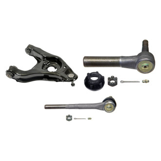 MOOG® - Front Passenger Side Lower Control Arm with Ball Joint and Tie Rod End Kit