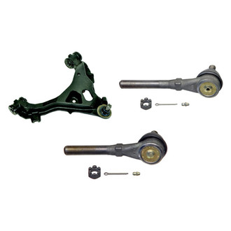MOOG® - Front Passenger Side Lower Control Arm with Ball Joint and Tie Rod End Kit