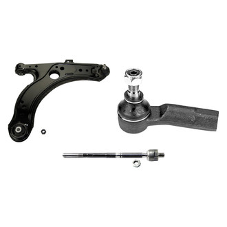 MOOG® - Front Passenger Side Lower Control Arm with Ball Joint and Tie Rod End Kit