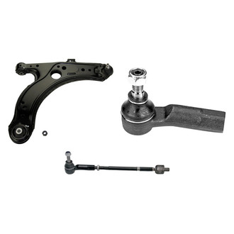 MOOG® - Front Passenger Side Lower Control Arm with Ball Joint and Tie Rod End Kit