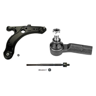 MOOG® - Front Passenger Side Lower Control Arm with Ball Joint and Tie Rod End Kit