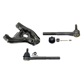 MOOG® - Front Passenger Side Lower Control Arm with Ball Joint and Tie Rod End Kit