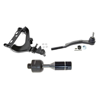 MOOG® - Front Passenger Side Lower Control Arm with Ball Joint and Tie Rod End Kit