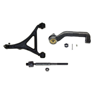 MOOG® - Front Passenger Side Lower Control Arm with Ball Joint and Tie Rod End Kit