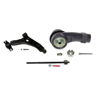 MOOG® - Front Passenger Side Lower Control Arm with Ball Joint and Tie Rod End Kit